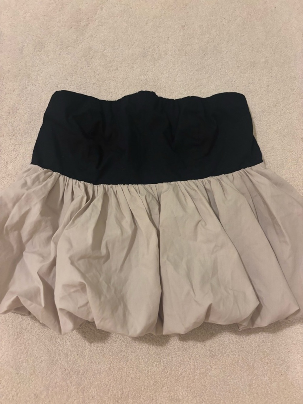 Abercrombie bubble hem top